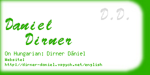 daniel dirner business card